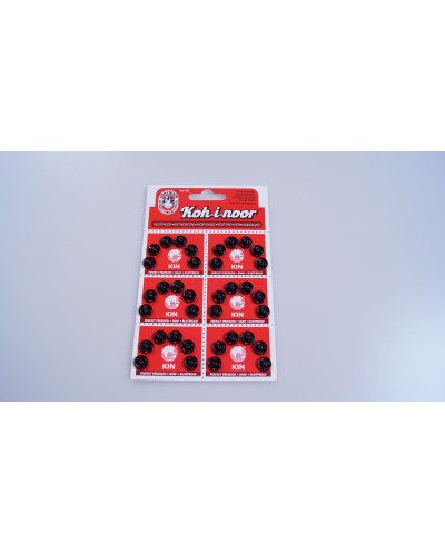 Zatrzaski metalowe 1 Czarny