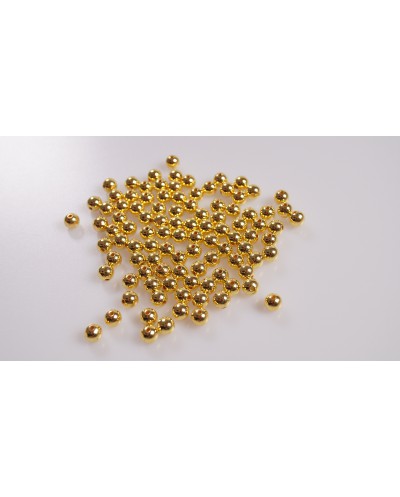 Koraliki akrylowe 8mm Złote