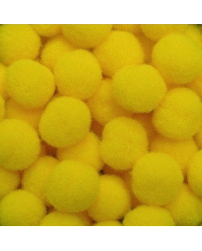pompon P-1 żółty 20mm