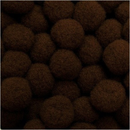 pompon-p-5-ciemny-braz-13mm
